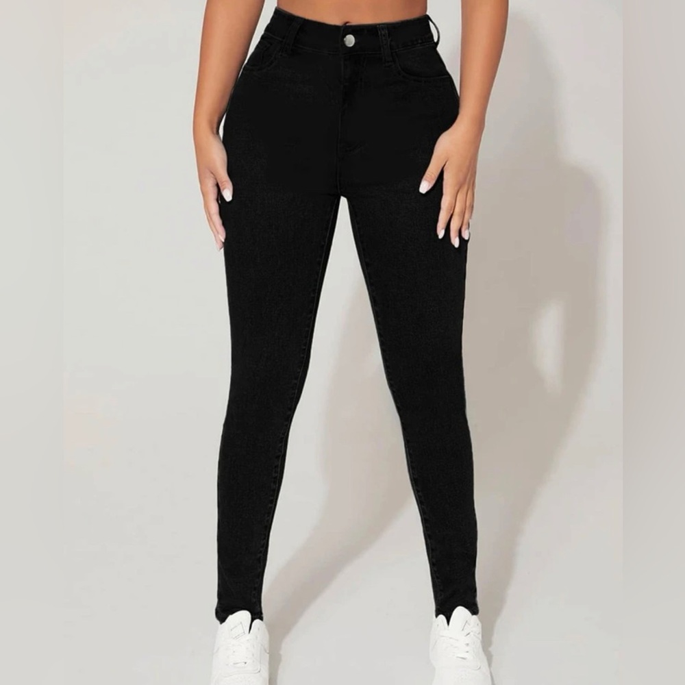 SHEIN high waist skinny jeans